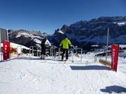 Parcours de boardercross près du télésiège Sotsaslong