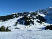 Vue sur le domaine skiable Mellau