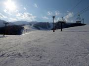 Vue depuis la station de vallée sur la zone Kitanomine