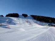 Vue sur les pistes de vallée n° 2, 3 et 4
