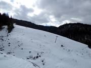 Vue sur le domaine skiable Lokve