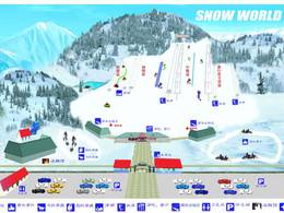 Plan des pistes Snow World Ski Park Xueshijie – Peking