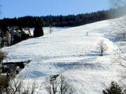 Descente ondulée au téléski Scheuermatt