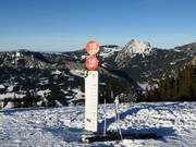 Balisage des pistes dans le domaine skiable