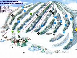 Domaine skiable Alpine Mountain Ski & Snow Tubing Center