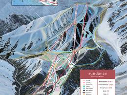 Plan des pistes Sundance