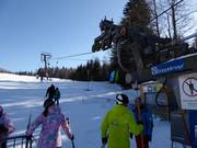 Horní Mísečky-parkoviště - Téléski à pioches