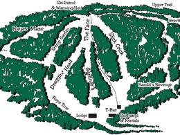 Plan des pistes Ferguson Ridge