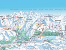 Plan des pistes Diavolezza/Lagalb