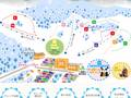 Plan des pistes Minakami Kogen Fujiwara