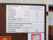 Informations sur les prix à la caisse