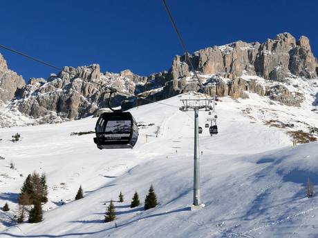 Val di Fassa: meilleures remontées mécaniques – Remontées mécaniques  Carezza