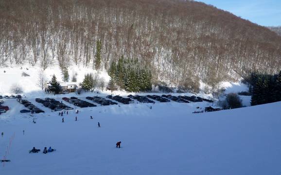 Göppingen: Accès aux domaines skiables et parkings – Accès, parking Bläsiberg – Wiesensteig