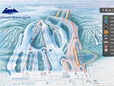 Plan des pistes Georgian Peaks Club