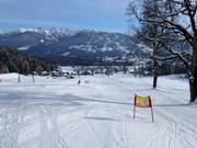 Piste facile au téléski Schneemandllift