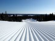 Préparation parfaite des pistes dans le domaine skiable de Ruka