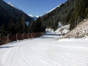 Descente jusqu'à la vallée vers Kappl