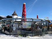 Le Pilzbar (station supérieure du Penkenbahn)