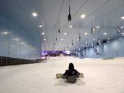 Vue sur la piste depuis la station supérieure