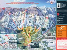 Plan des pistes Bridger Bowl – Bozeman