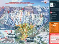 Plan des pistes Bridger Bowl – Bozeman
