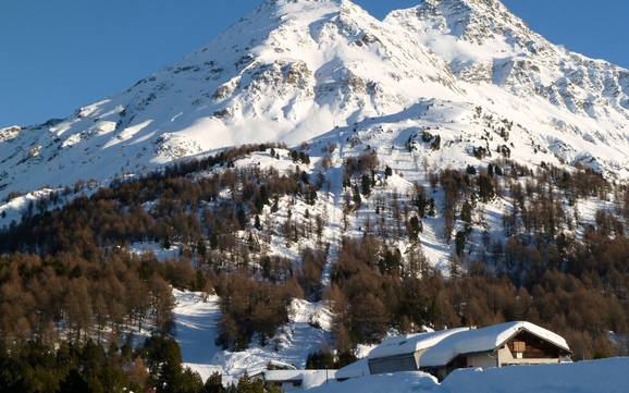 Val Bregaglia: Taille des domaines skiables – Taille Aela – Maloja
