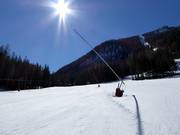 Enneigement de la zone d'entraînement à Mauterndorf