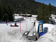 Zone d'entraînement avec tapis roulant à Bunderishka Polyana