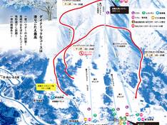 Plan des pistes Star Spur Ryokufu Resort Hida Nagareha