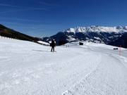 Piste d'entraînement en direction de Ladis