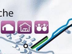 Plan des pistes Val d'Oronaye – Larche