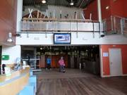 Zone d'entrée du hall de ski