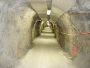 Tunnel de ski au Pic Blanc