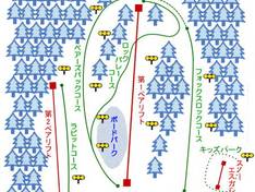 Plan des pistes Hiruzen Bear Valley