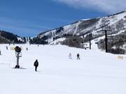 Piste facile au télésiège First Time Express