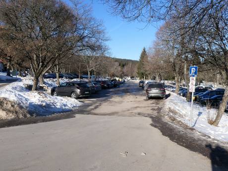 Regen: Accès aux domaines skiables et parkings – Accès, parking Geißkopf – Bischofsmais