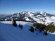 Vue du Sudelfeld jusqu'au Wendelstein