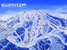 Plan des pistes Klippitztörl