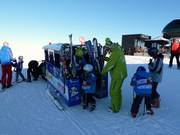 Arrivée des enfants au Kinderland