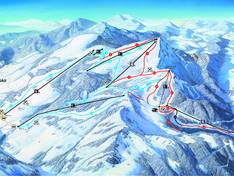 Plan des pistes Gaissau-Hintersee