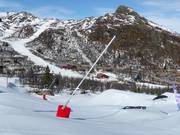 Enneigement par canons à Hemsedal