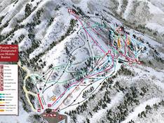 Plan des pistes Cherry Peak