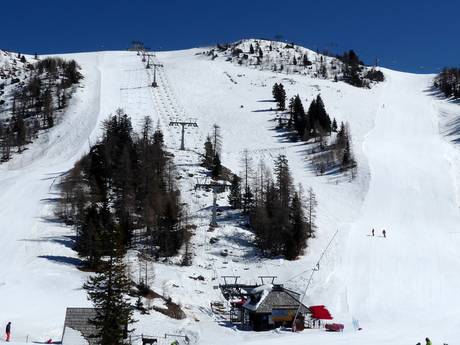Domaines skiables pour skieurs confirmés et freeriders Alpes slovènes – Skieurs confirmés, freeriders Krvavec