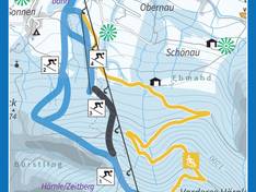 Plan des pistes Hörnle – Bad Kohlgrub