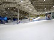 Vue sur les pistes depuis la station de la vallée