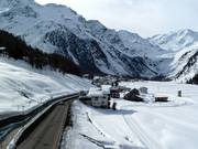 Le village de Sulden am Ortler