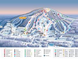 Plan des pistes Kåbdalis