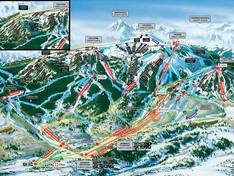 Plan des pistes Snowmass