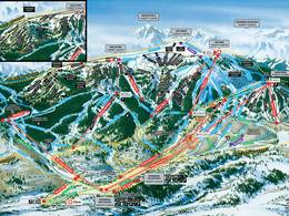 Plan des pistes Snowmass