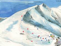 Plan des pistes Rucas di Bagnolo